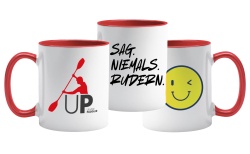 Keramiktasse 330 ml SAG NIEMALS ...